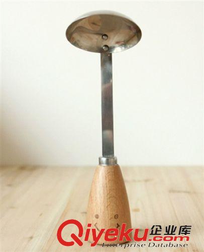 【爆款】 37度生活 zakka笑臉木柄不銹鋼湯勺 韓式品質(zhì)禮品餐具原始圖片3