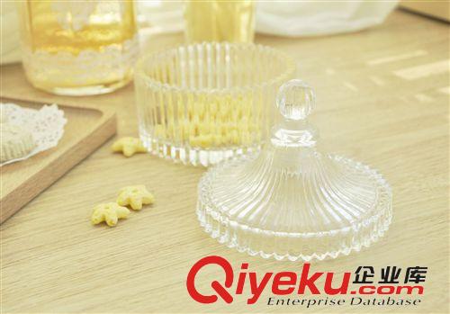 37度  歐式透明水晶玻璃糖盅 zakka 收納 首飾盒原始圖片3