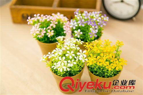 37度 zakka 仿真幸福花纖維盆迷你盆栽套裝 家居小擺件原始圖片3