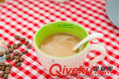 zakka創(chuàng)意 韓式甜美風(fēng)格水玉點(diǎn)點(diǎn)圖案杯勺套裝 咖啡杯 四色入原始圖片3