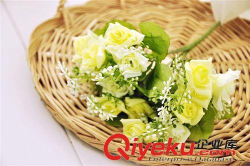 37度 韓式仿真小玫瑰 兩色可選 浪漫仿真花 絹花原始圖片3