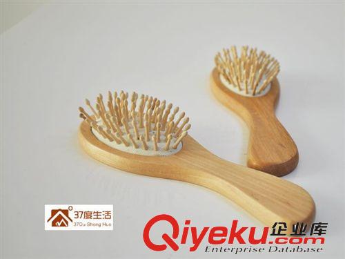 zakka 實(shí)木小梳子 化妝梳 按摩梳 出口雜貨 日本原單原始圖片2