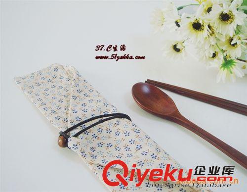 和風碎花筷勺子餐具套裝 結婚禮品 會議 促銷活動禮品原始圖片3