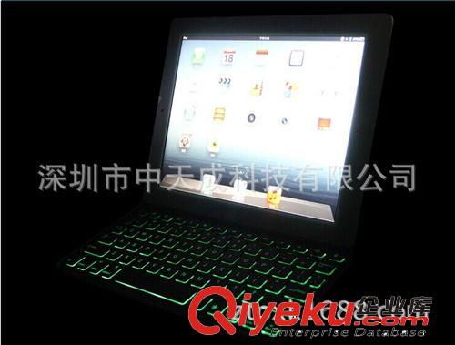 ipad234背光键盘，7彩背光蓝牙键盘，背光蓝牙键盘，蓝牙背光键盘