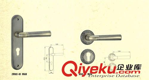 ZL02-01 SN/KG gd鋅合金大號(hào)執(zhí)手插芯門(mén)鎖 歐式豪華木門(mén)鎖 批發(fā)