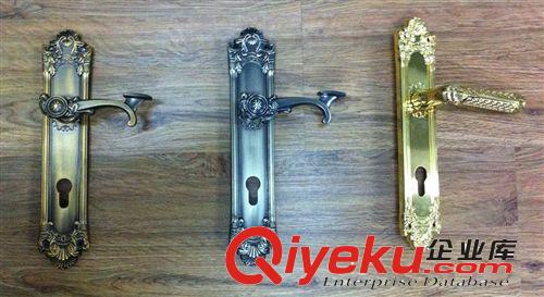 鐵面板鋁把手大號機械門鎖 【SHUANGLI品牌】外貿批發鎖具原始圖片2