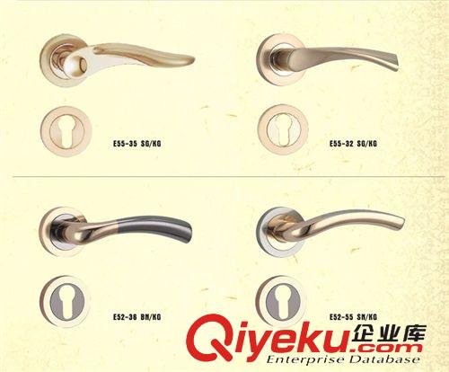 鋅合金室內門鎖 gd分體門鎖 7245鎖體配置 鎖具 E52-55 SN/KG原始圖片2