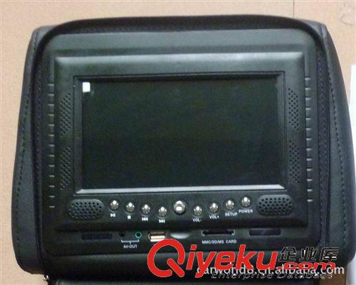 汽車頭枕平板DVD7寸頭枕車載頭枕顯示器 7寸頭枕顯示器原始圖片3