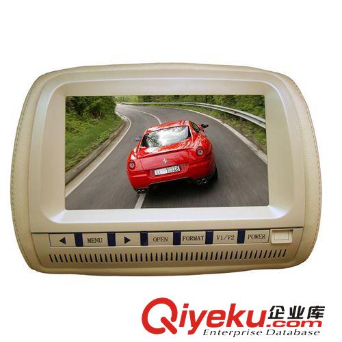 2014廠家直銷汽車低價7寸頭枕高清顯示器
