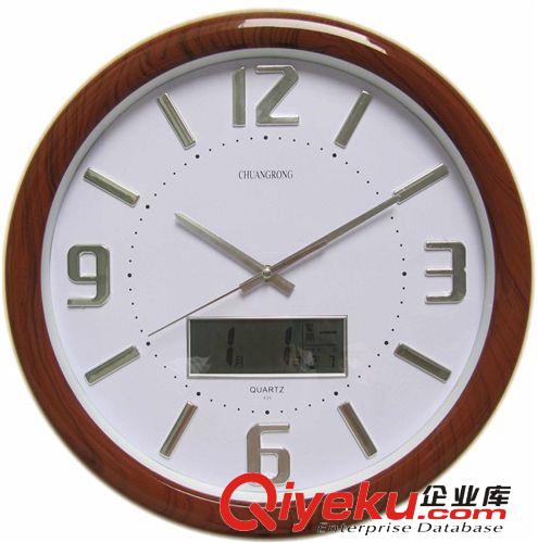 LCD液晶掛鐘 禮品鐘 廣告促銷鐘 塑料掛鐘 鐘原始圖片2