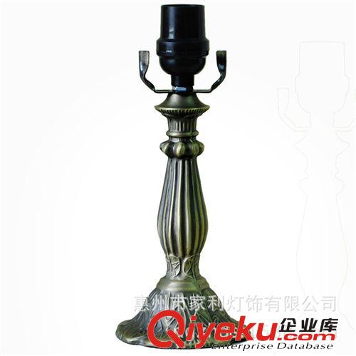 tj批發蒂凡尼臺燈gd臺燈燈具書房床頭臥室彩玻臺燈玉蝶戀花版原始圖片3