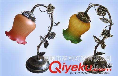 出口燈具有CE認證歐式觸摸臺燈床頭臥室玫瑰田園觸摸燈兒童臺燈原始圖片2