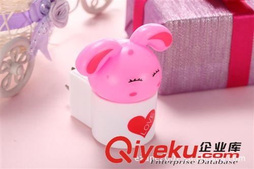 銀之優品光控燈 專利zp批發兔子光控燈  愛心兔兔光控燈 廠家原始圖片2
