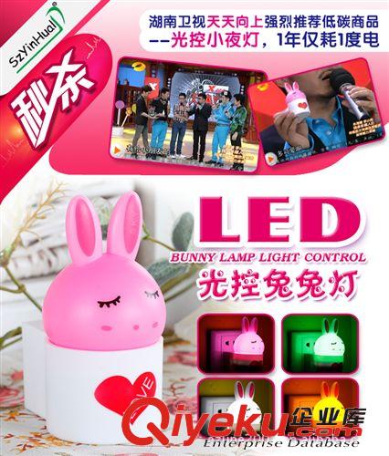 情人節(jié)禮品兔兔燈 超實(shí)惠 兔兔燈 光控?zé)?專利產(chǎn)品 led光控兔兔燈原始圖片3