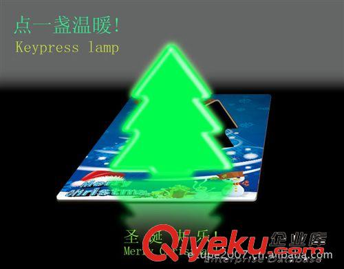 廠家批發小夜燈 圣誕樹卡片燈 led小夜燈 led觸摸燈 心形卡片燈