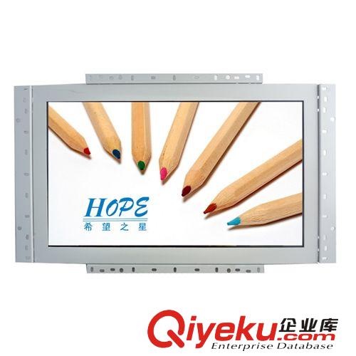 19寸16：9寬屏電容觸摸顯示器批發(fā)，金屬鐵殼多點觸摸