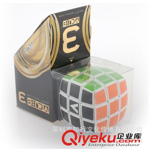 【V3面包精裝白色】 v-cube3階 希臘進口 三階專業(yè)魔方批發(fā)采購