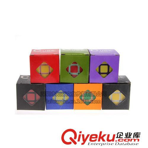 波紋三階魔方淺藍色底成品 波紋3階魔方 益智玩具批發原始圖片3