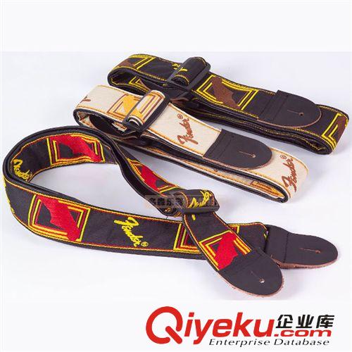 經(jīng)典芬達(dá)電吉他背帶 吉他背帶 彩色背帶 皮頭背帶