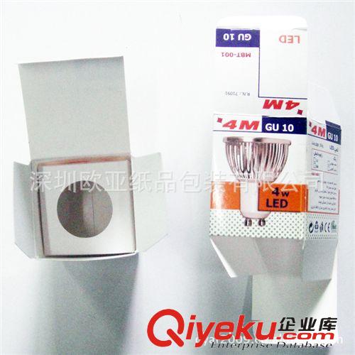 LED射燈彩盒 LED燈彩色包裝 led燈紙品包裝盒 包裝燈盒 深圳廠家原始圖片3