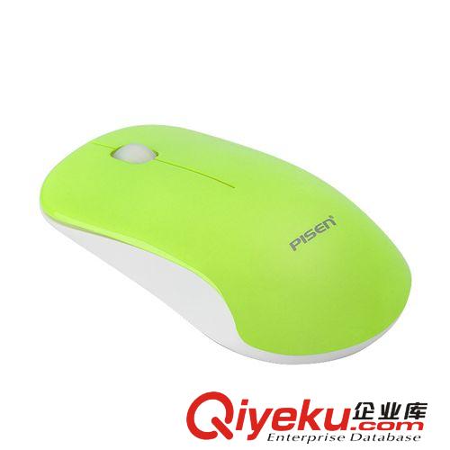 品勝 無線2.4G標準型鼠標M111 青草綠 小巧超薄時尚禮品廠家批發