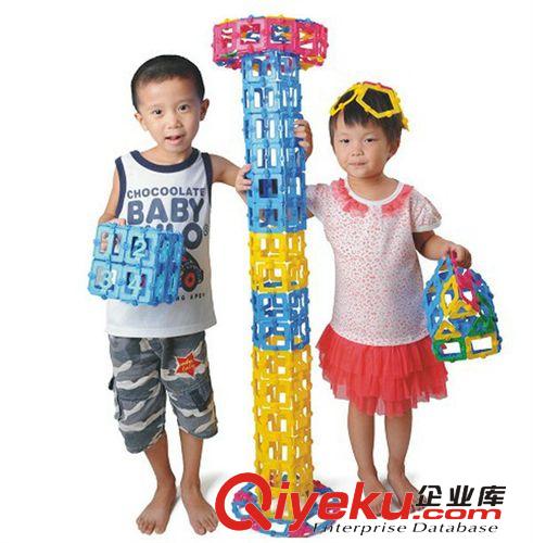zp 兒童益智積木玩具 立體拼裝拼插算術積木 啟蒙教育積木53片原始圖片3