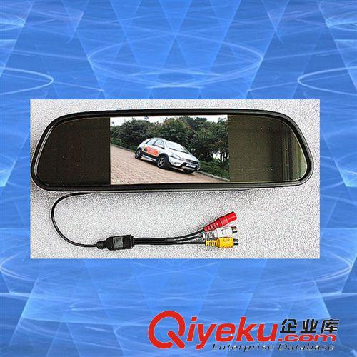 廠家供應5寸車載后視鏡，倒車后視顯示器，后視影像監視器原始圖片3
