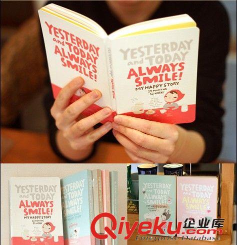 YNO-7006 韓國文具 小紅帽盒裝日記本筆記本記事本 批發(fā)原始圖片3