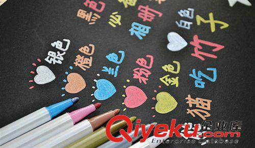 ST-3330 斯塔STA 3330 金屬色漆油筆 水性油漆筆 相片筆 6色 小號原始圖片3