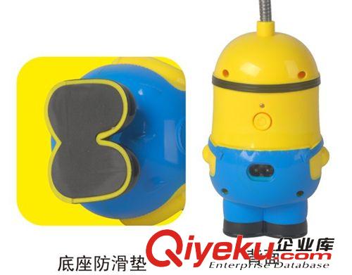GL098A小黃人Q版神偷奶爸 內(nèi)置小夜燈兩用節(jié)能臺燈 學習護眼燈原始圖片3