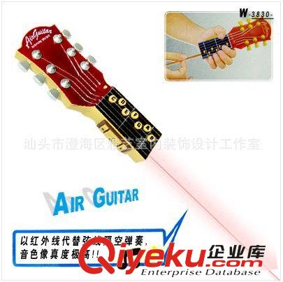 玩具批发 Air Guitar 电子红外线空气吉他/电动吉他 三色可选