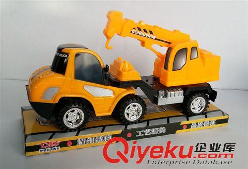 廠家直銷 實色慣性拖頭工程 回力車 建筑玩具 批發玩具車0911A-2原始圖片3