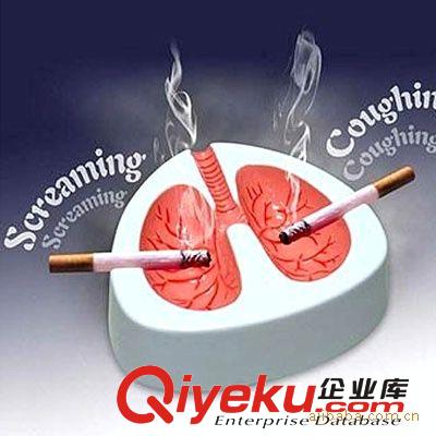 臺灣媒體瘋狂報道~發聲肺部咳嗽戒煙煙灰缸