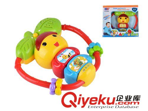 嬰兒玩具蘋果搖鈴/嬰幼兒科教玩具/益智搖鈴積木原始圖片3