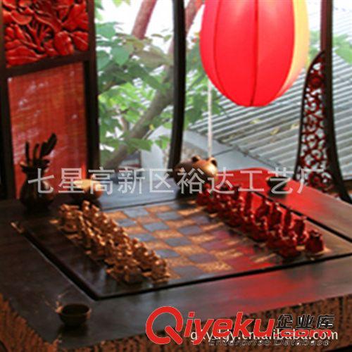 中式復古型樹脂家具 辦公室裝飾長案茶幾  茶樓象棋對弈幾JJ121原始圖片3