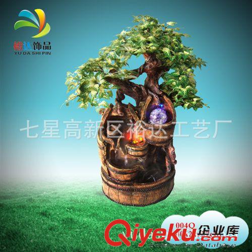 樹脂工藝水景假山風水輪魚池噴泉流水008Q系列 家居飾品原始圖片2