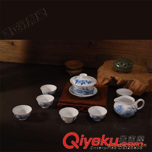 供應青花茶具/手繪梅花圖/青花瓷/陶瓷套裝/功夫茶具原始圖片2