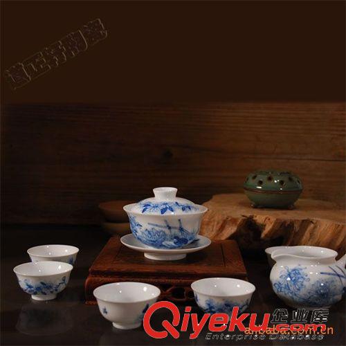 供應青花茶具/手繪國花圖/春節禮品tg原始圖片3