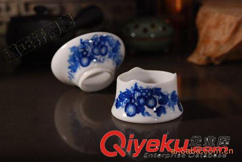 訂貨{sx}/青花茶具/手繪茶漏/訂制陶瓷/量大從優(yōu)原始圖片2