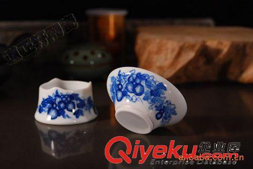 訂貨{sx}/青花茶具/手繪茶漏/訂制陶瓷/量大從優(yōu)原始圖片3