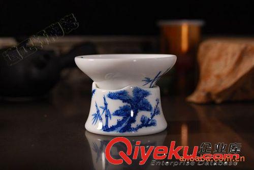 青花茶具/手繪茶漏/精致禮品/梅蘭竹菊圖/道正軒原始圖片3