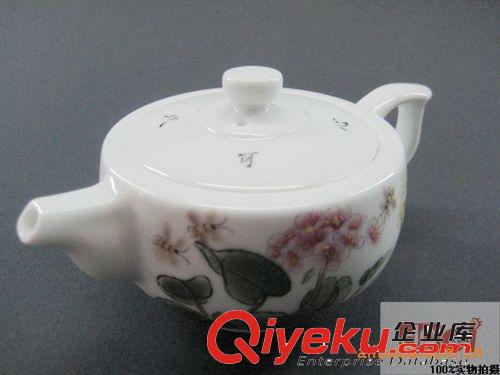 供應(yīng)道正軒景德鎮(zhèn)陶瓷純手\新彩茶具禮品\蝴蜂單壺原始圖片2