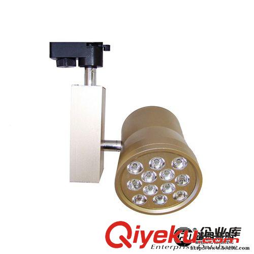 金色LED軌道射燈 高亮LED珠寶燈12W服裝店射燈全套 熱銷(xiāo)LED軌道燈原始圖片2
