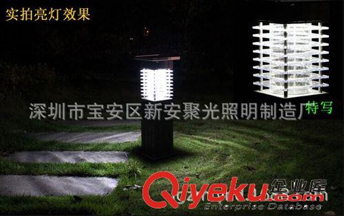 廠家生產(chǎn)訂做光控加時(shí)控LED太陽能戶外洋房公園綠景觀裝飾草坪燈