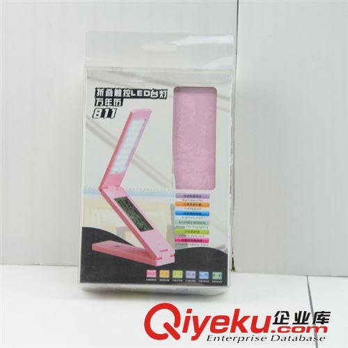 廠家直銷 折疊智能LED創(chuàng)意臺燈 帶萬年歷多功能移動觸摸臺燈
