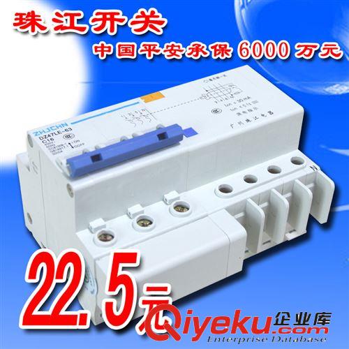 珠江開關 DZ47-63/2P 小型斷路器 漏電開關 zptj