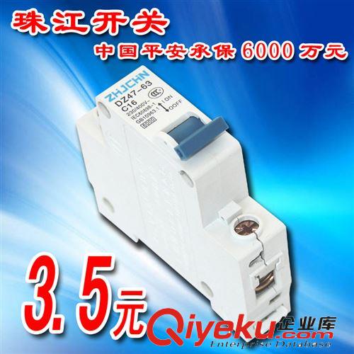 珠江開關 DZ47LE-63/2P 漏電斷路器 漏電開關 zptj