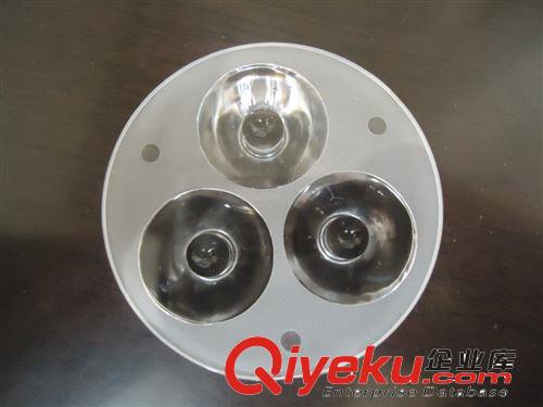 供應大功率led透鏡 直徑50mm-3W 平面 珠面 沙面 天花燈連體透鏡