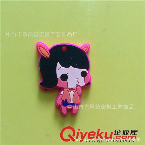 卡通塑料小人手機飾品 PVC軟膠手機飾品 滴膠手機吊墜 微量吊墜原始圖片2