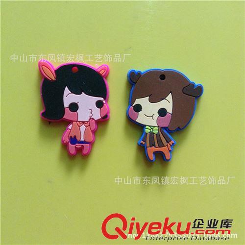 卡通塑料小人手機飾品 PVC軟膠手機飾品 滴膠手機吊墜 微量吊墜原始圖片3